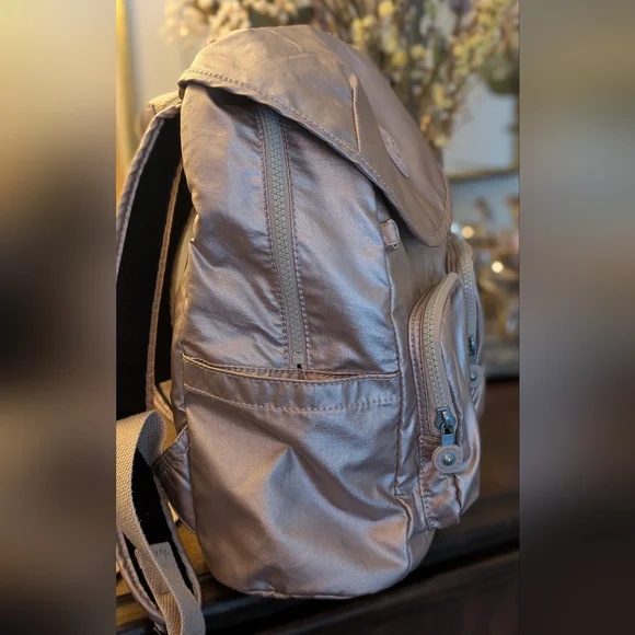 Kipling Metallic Backpack - Picture 7 of 12